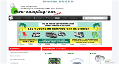 Desktop Screenshot of mon-camping-car.com